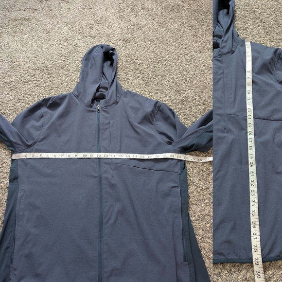 Lululemon Airing Easy Mach Blue Zip Up Hoodie Jacket XXL - Picture 11 of 11